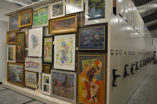 Through a Museum Grant, the BCHS purchased supplies to hang framed art and photographs.